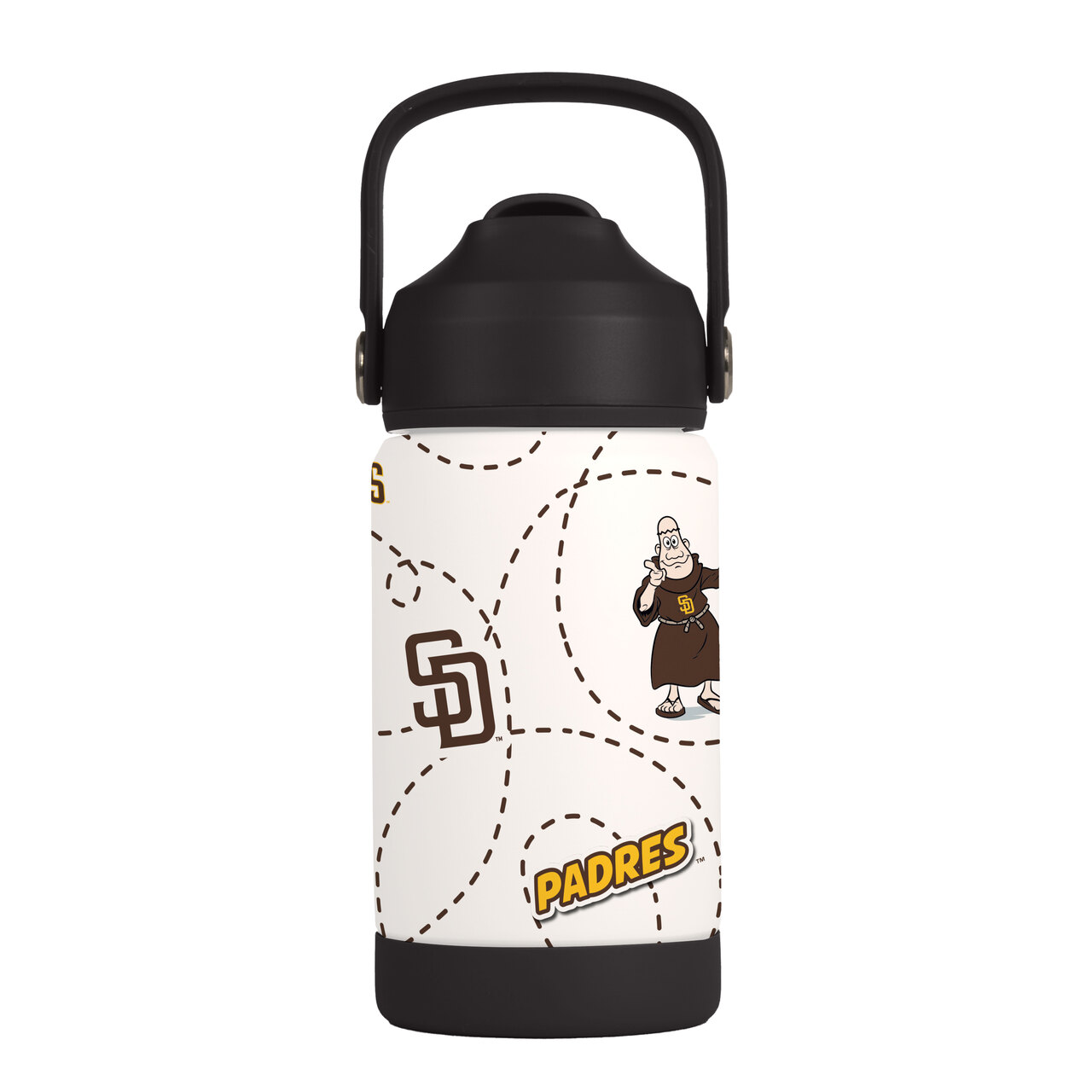 San Diego Padres Kids Stainless Steel Mascot Bottle 12oz