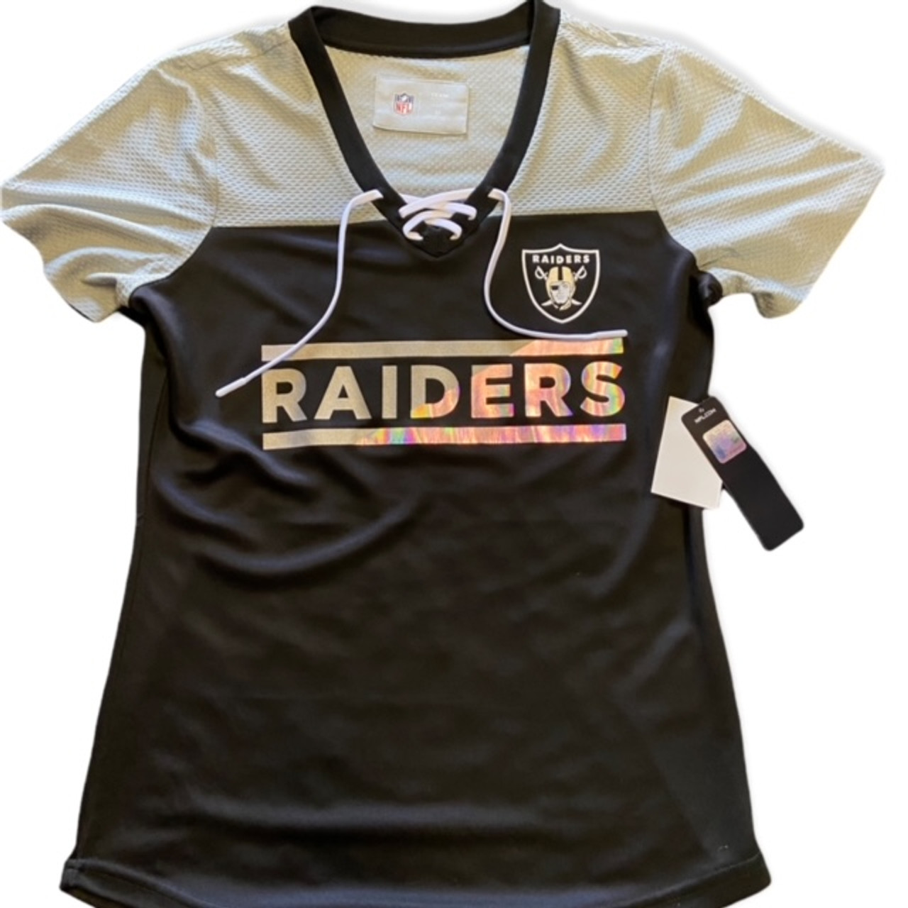 Las Vegas Raiders Ladies Lights Out Foil Jersey