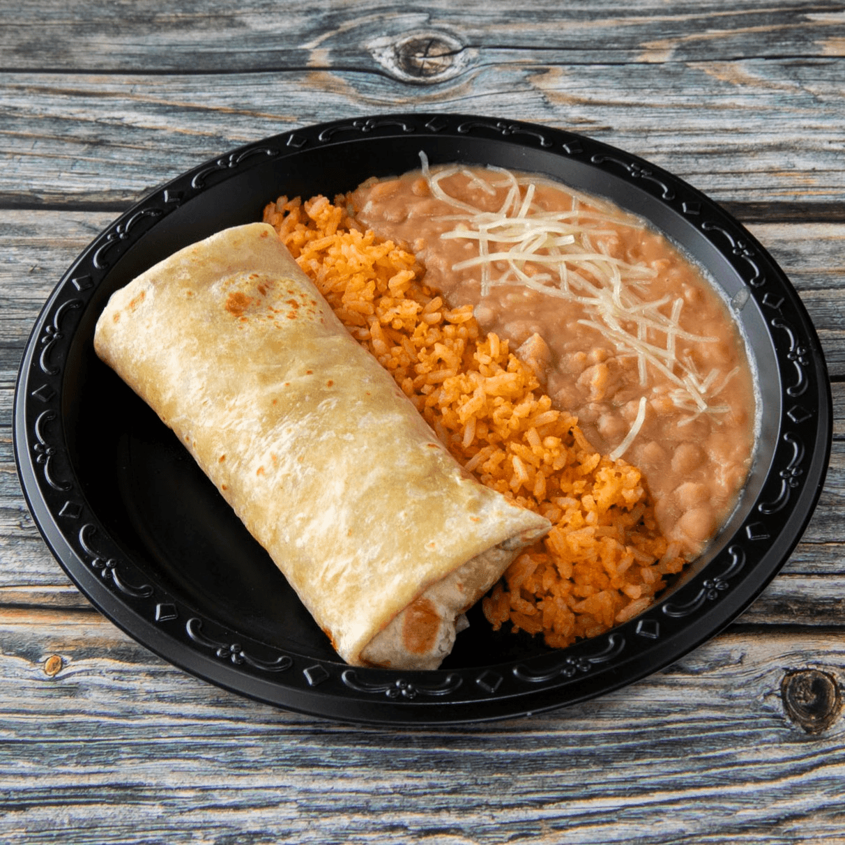 Kids Bean Burrito with Rice & Beans
