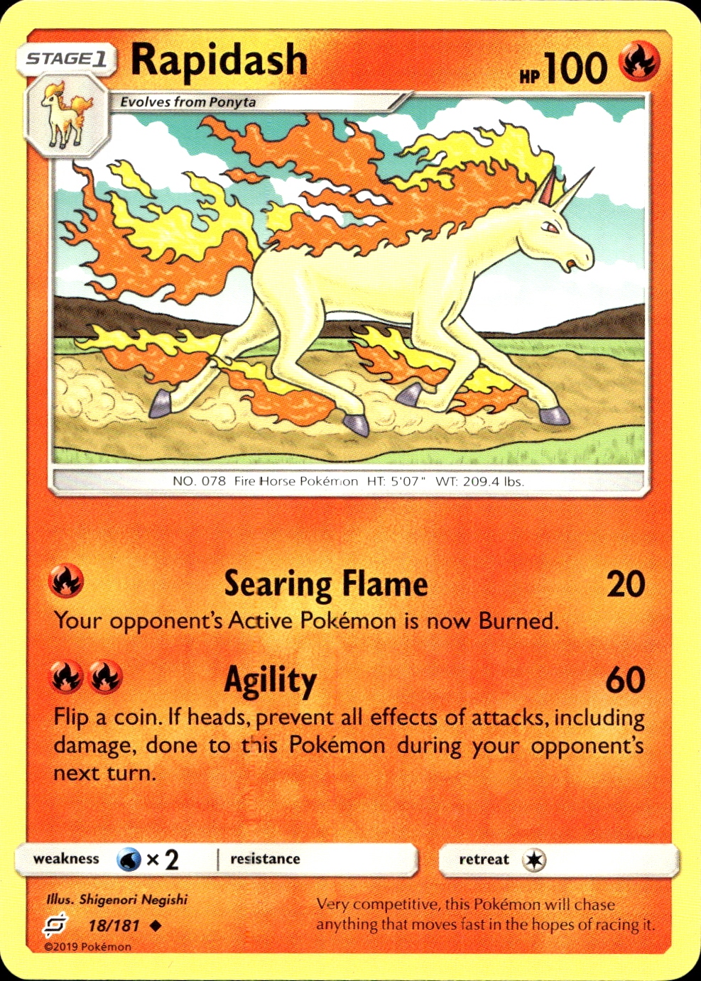 Rapidash - SM9 18