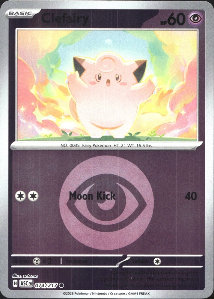 Clefairy - ME02.5 74/217