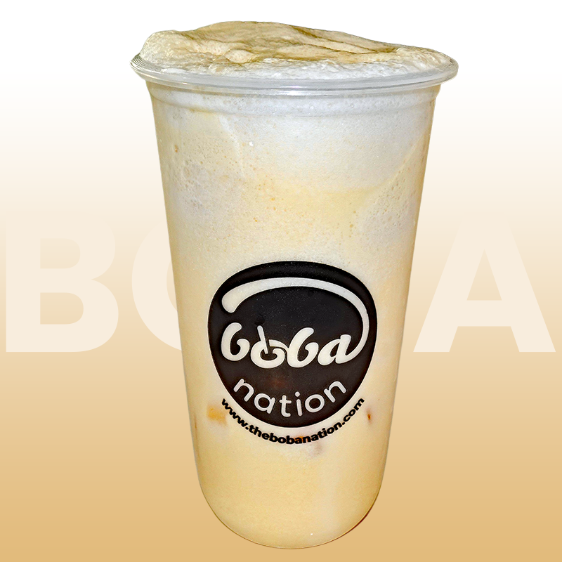 Peach Ice Cream Float