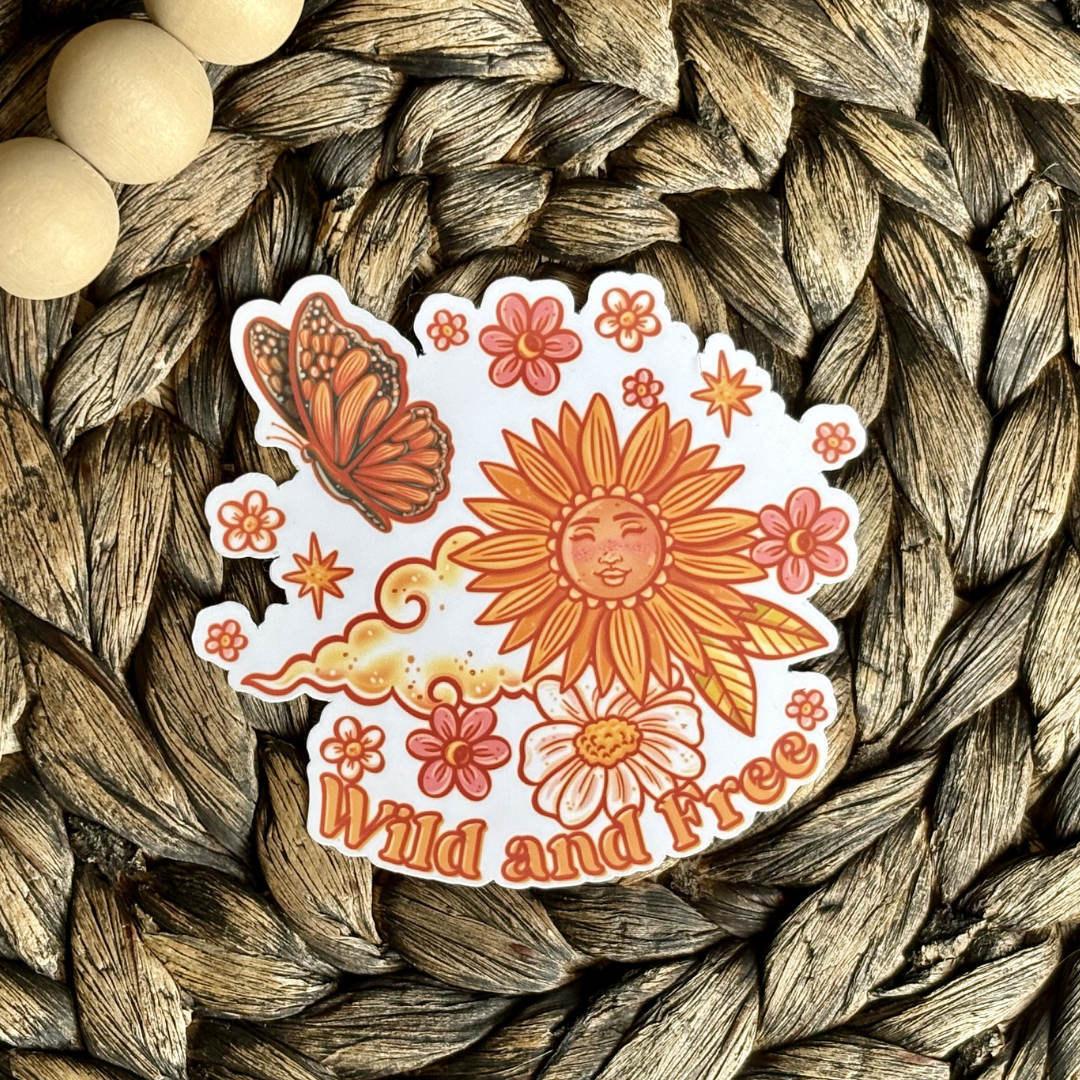 Wild and Free Sticker preview image