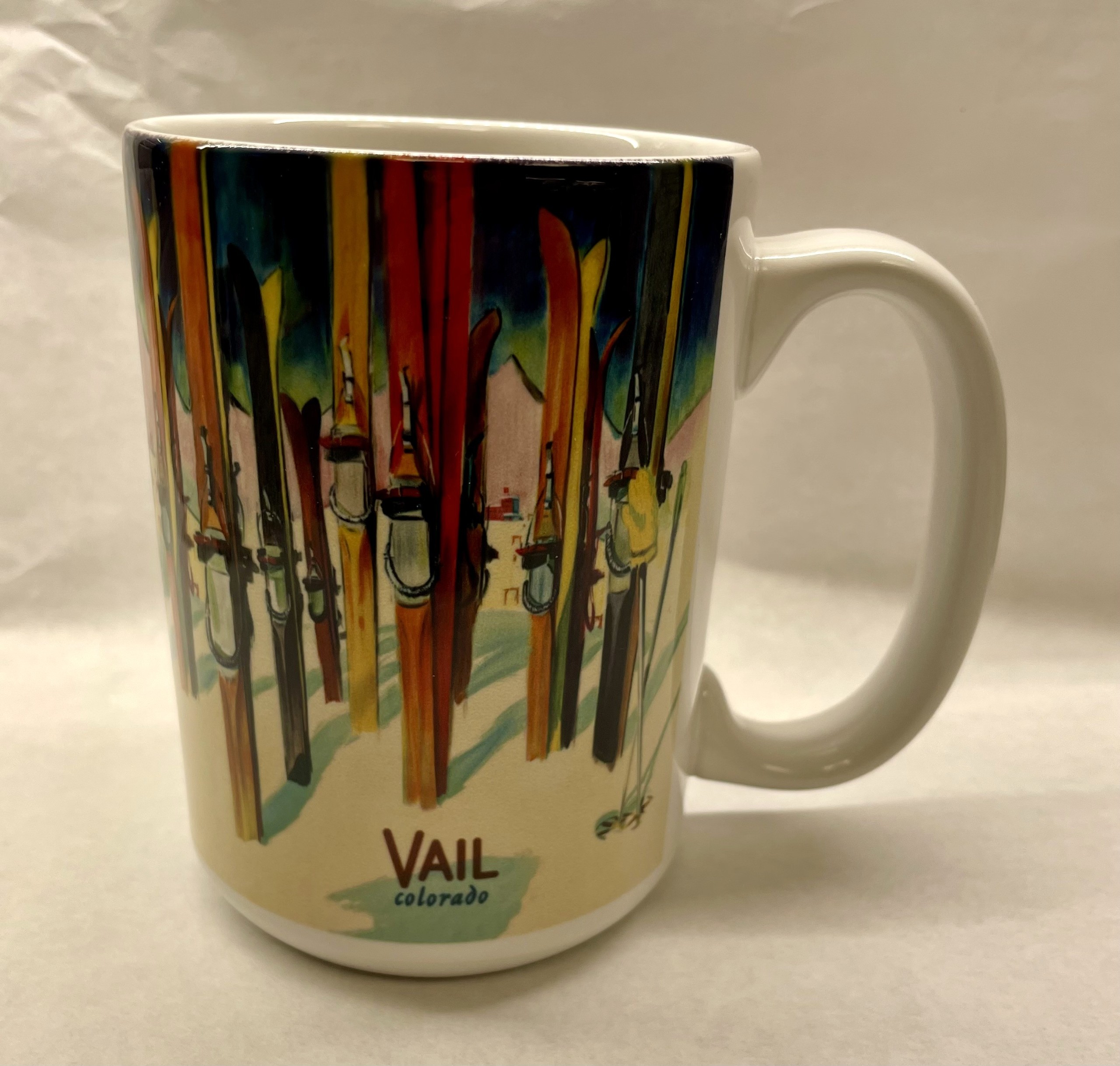 Colorful Skis Vail Mug
