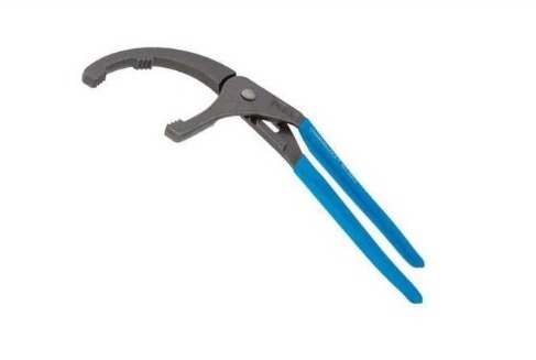 Channellock 12 in. Oil Filter/PVC Plier, Angled Head