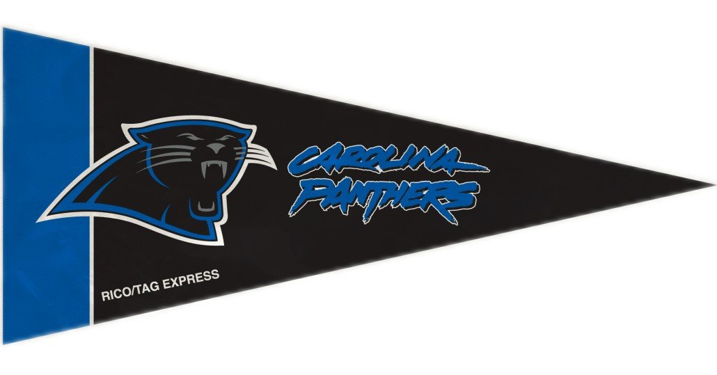 Carolina Panthers 8 Piece Mini Pennants Set
