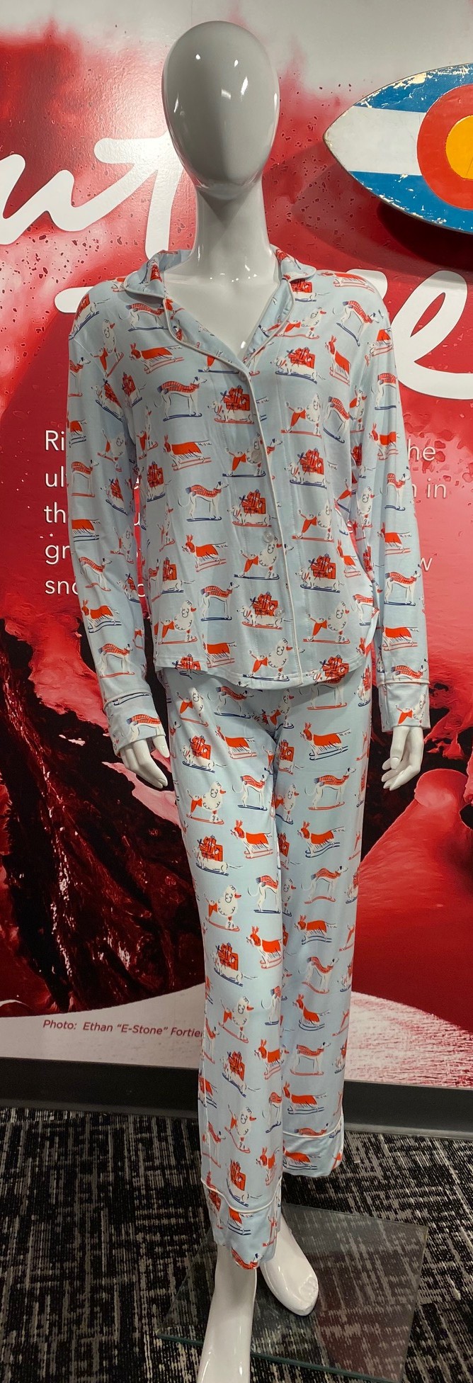 Ski Dogs Pajama Set