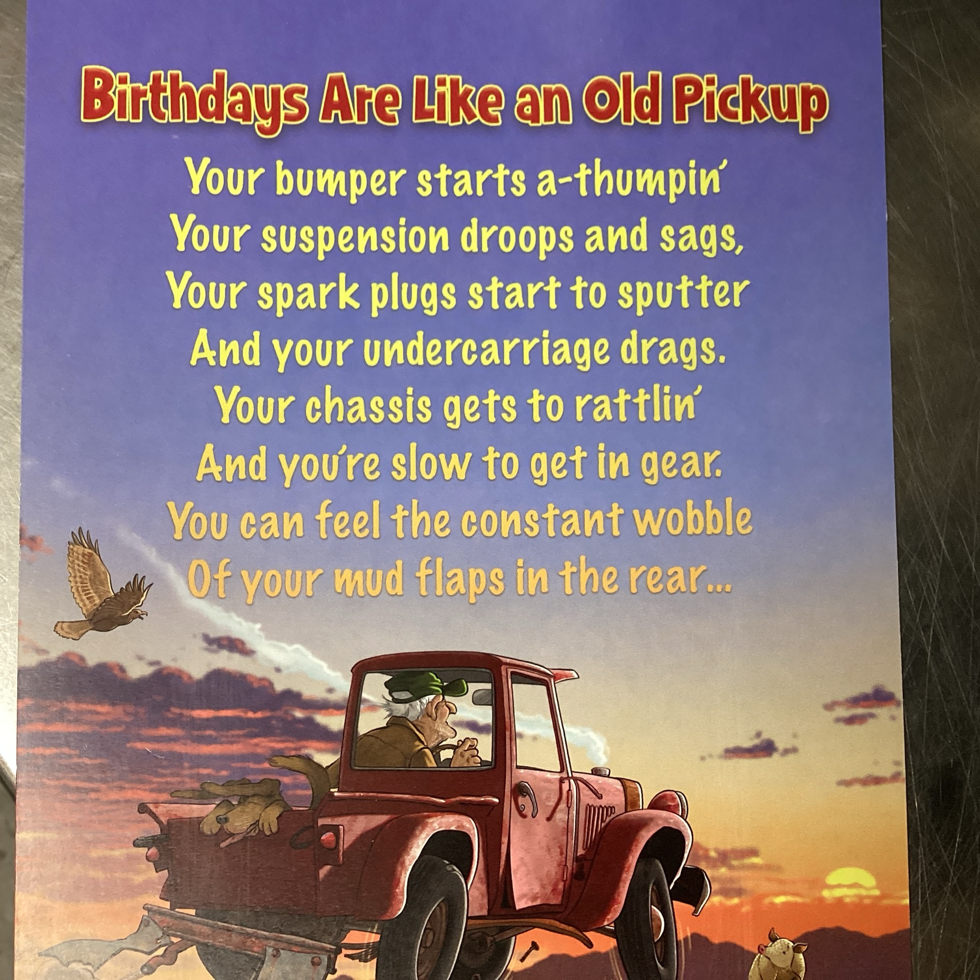 Birthdays are Like an Old Pickup