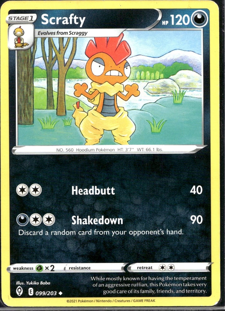 Scrafty - SWSH7 99/203