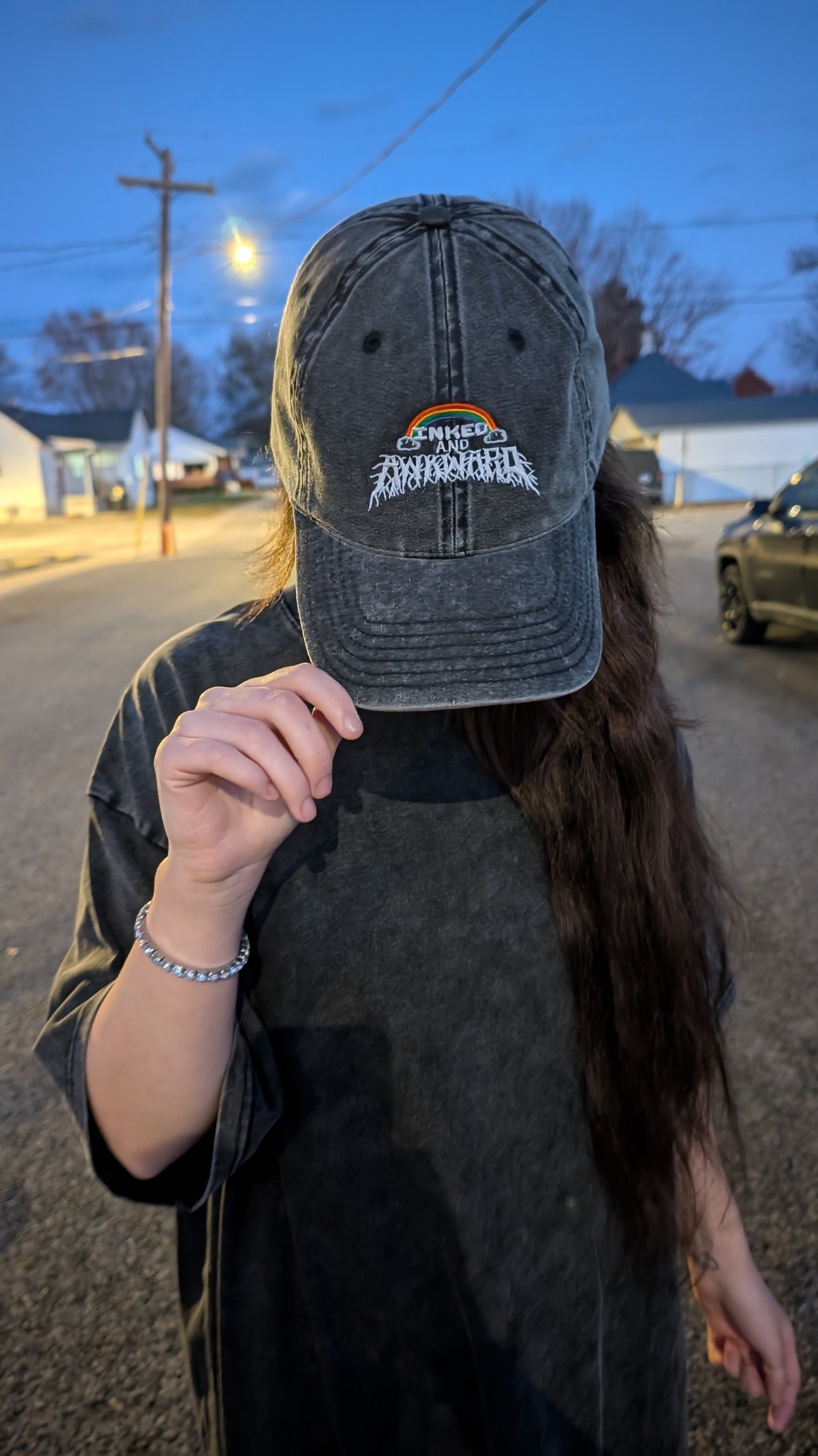 Rainbow - hat by Inked & Awkward