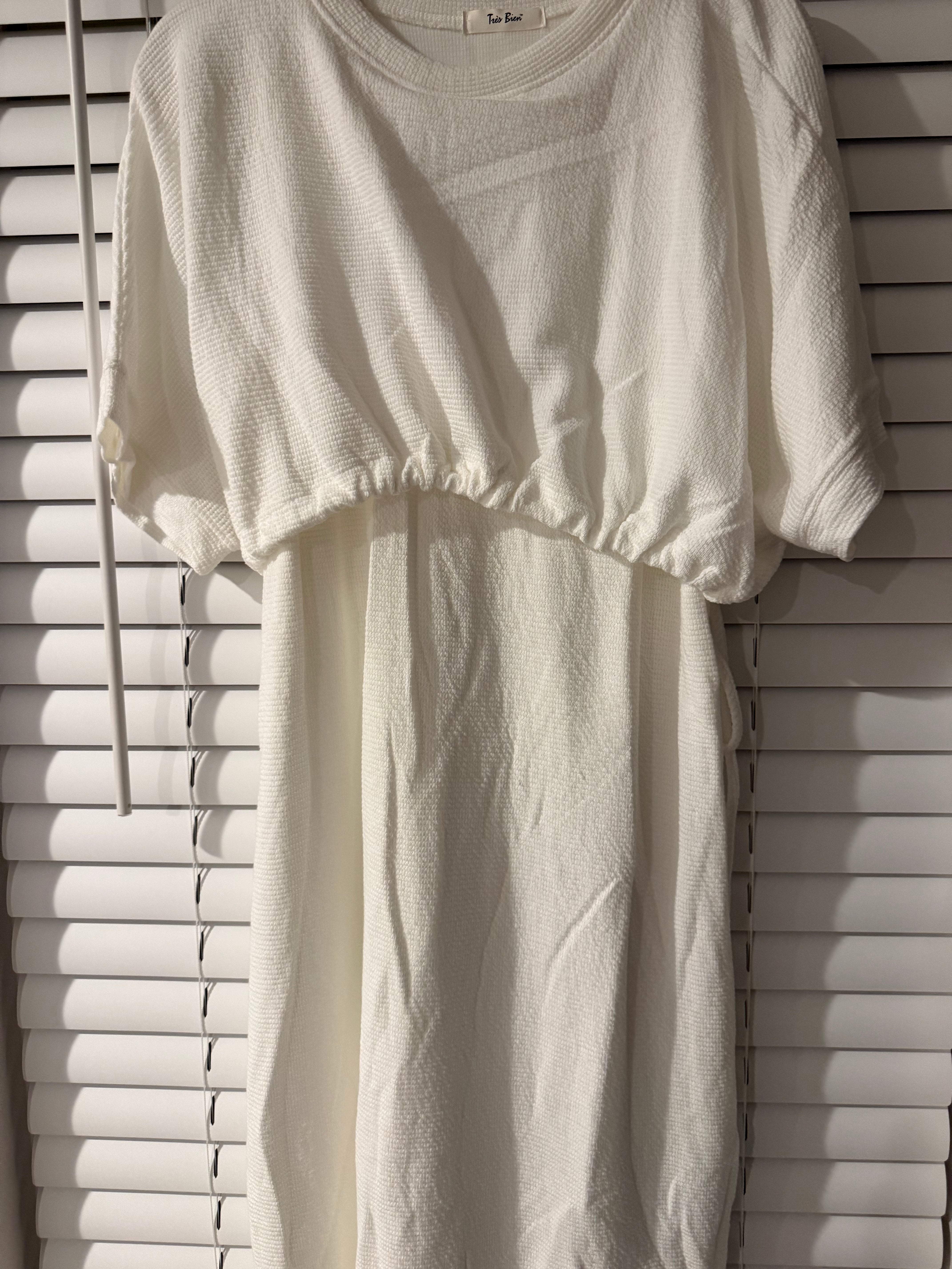 Off-White Tie Detail Dress