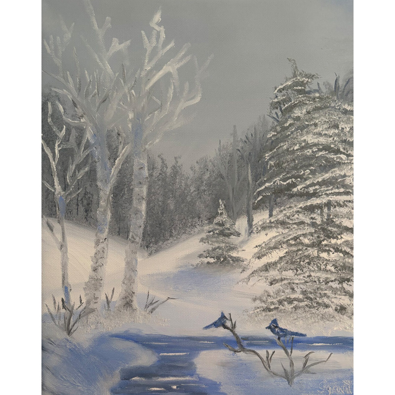 Blue Jays (11" x 14")