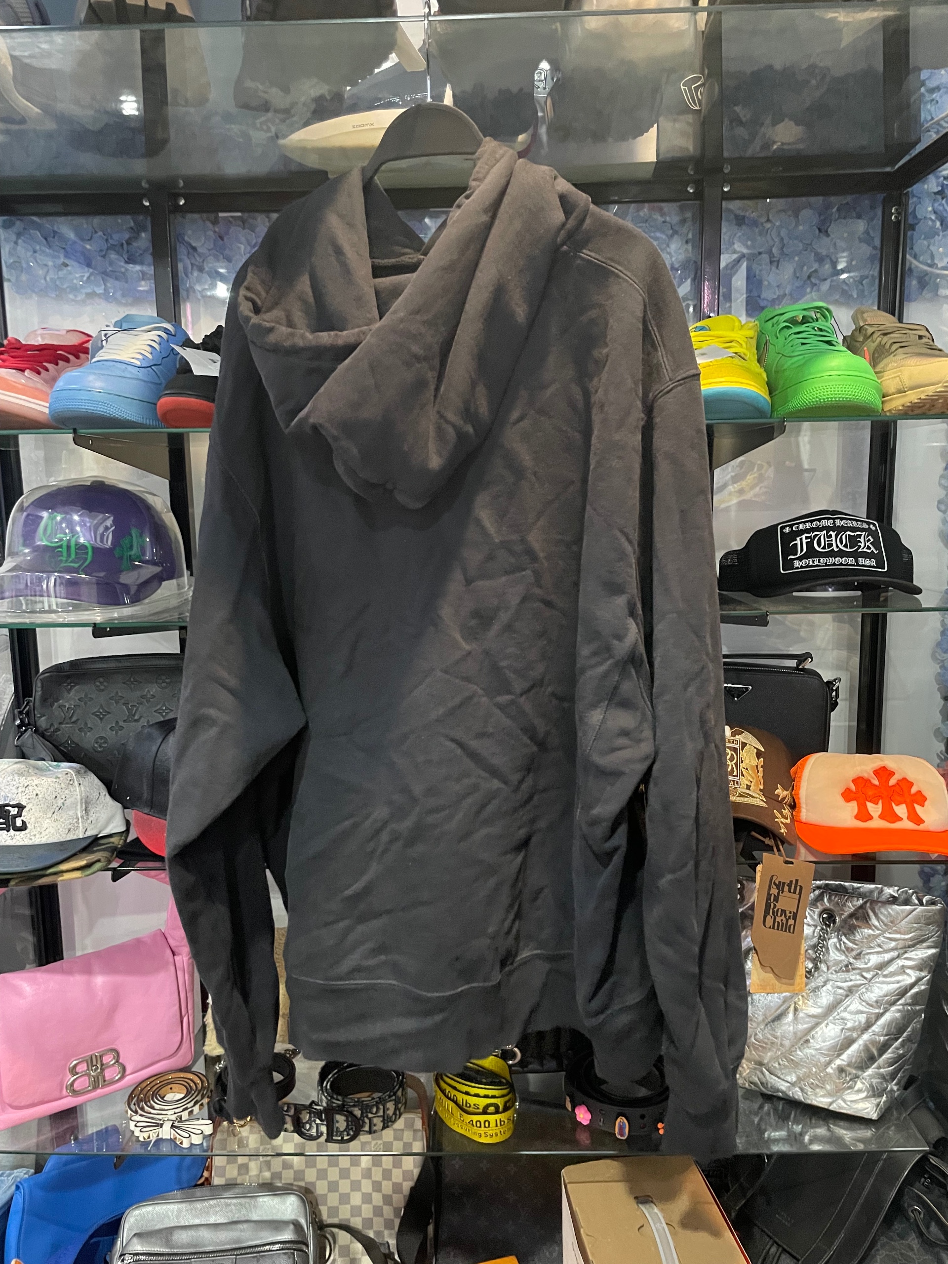 GALLERY DEPT.  logo-print cotton-blend jersey hoodie ( NEW ), size 2XL, new condition — photo 2 of 2