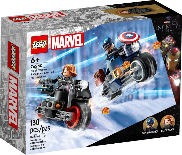 76260 Black Widow & Captain America Motorcycles