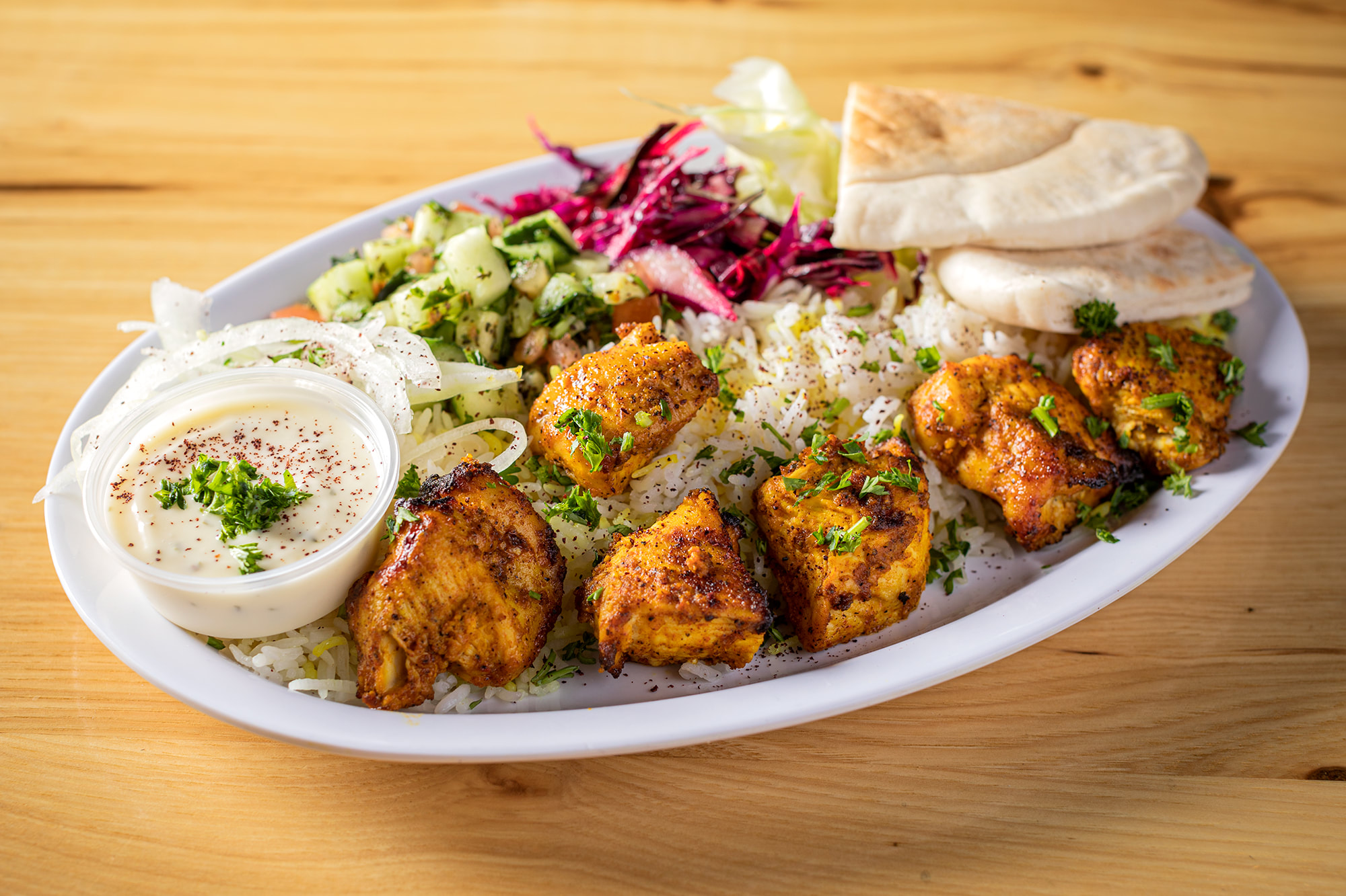Chicken Kabob Plate