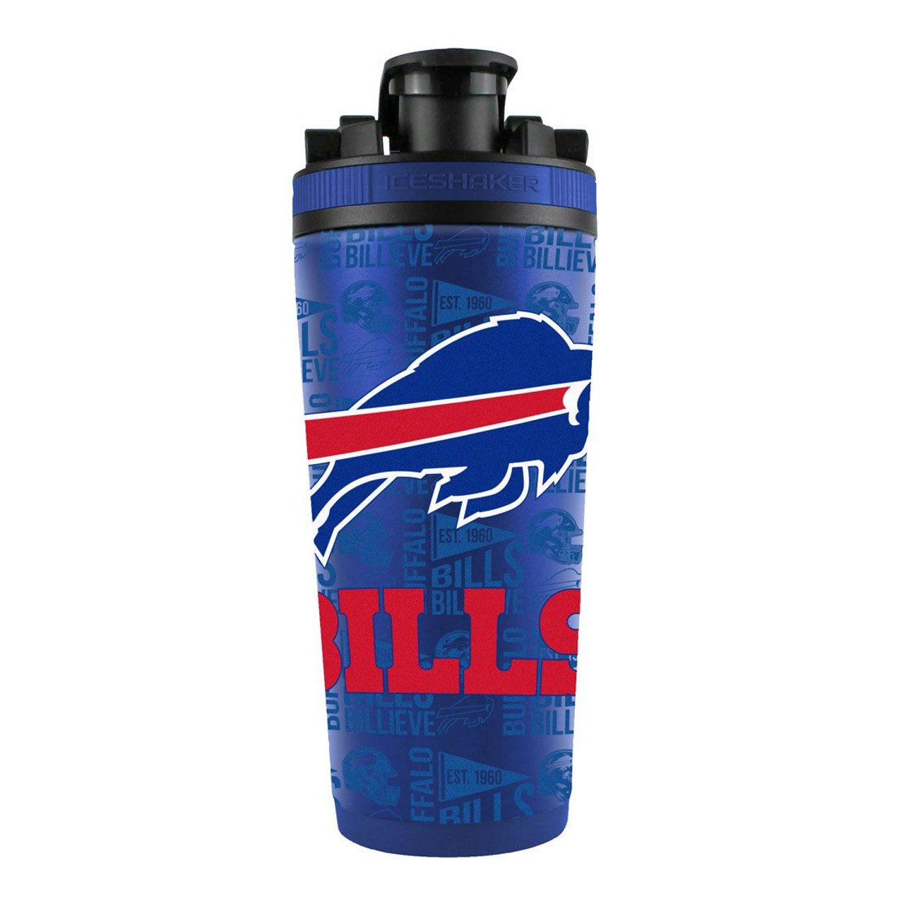 Buffalo Bills 4D Stainless Steel Ice Shaker 26oz