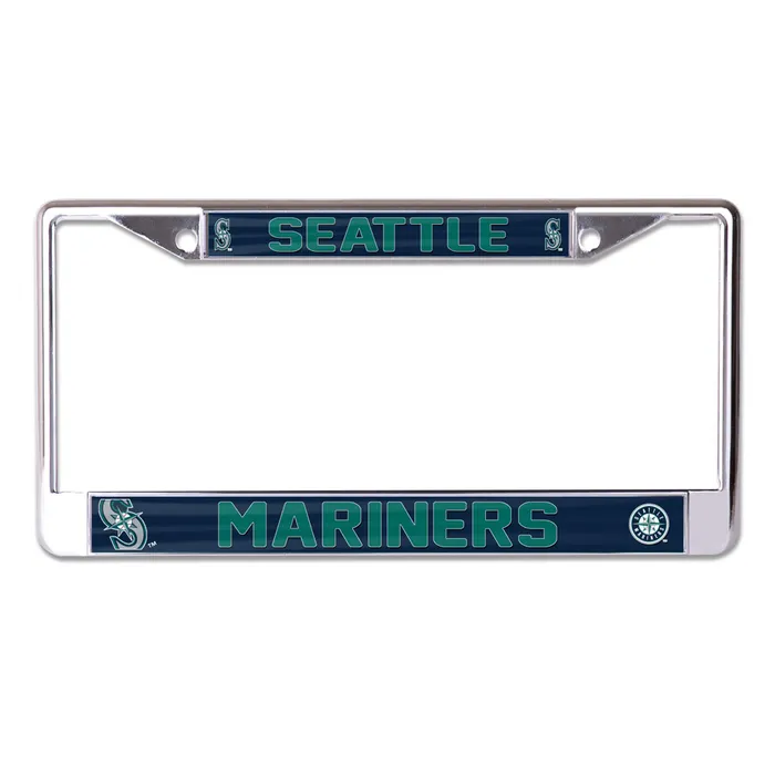 Seattle Mariners Mega Chrome License Plate Frame
