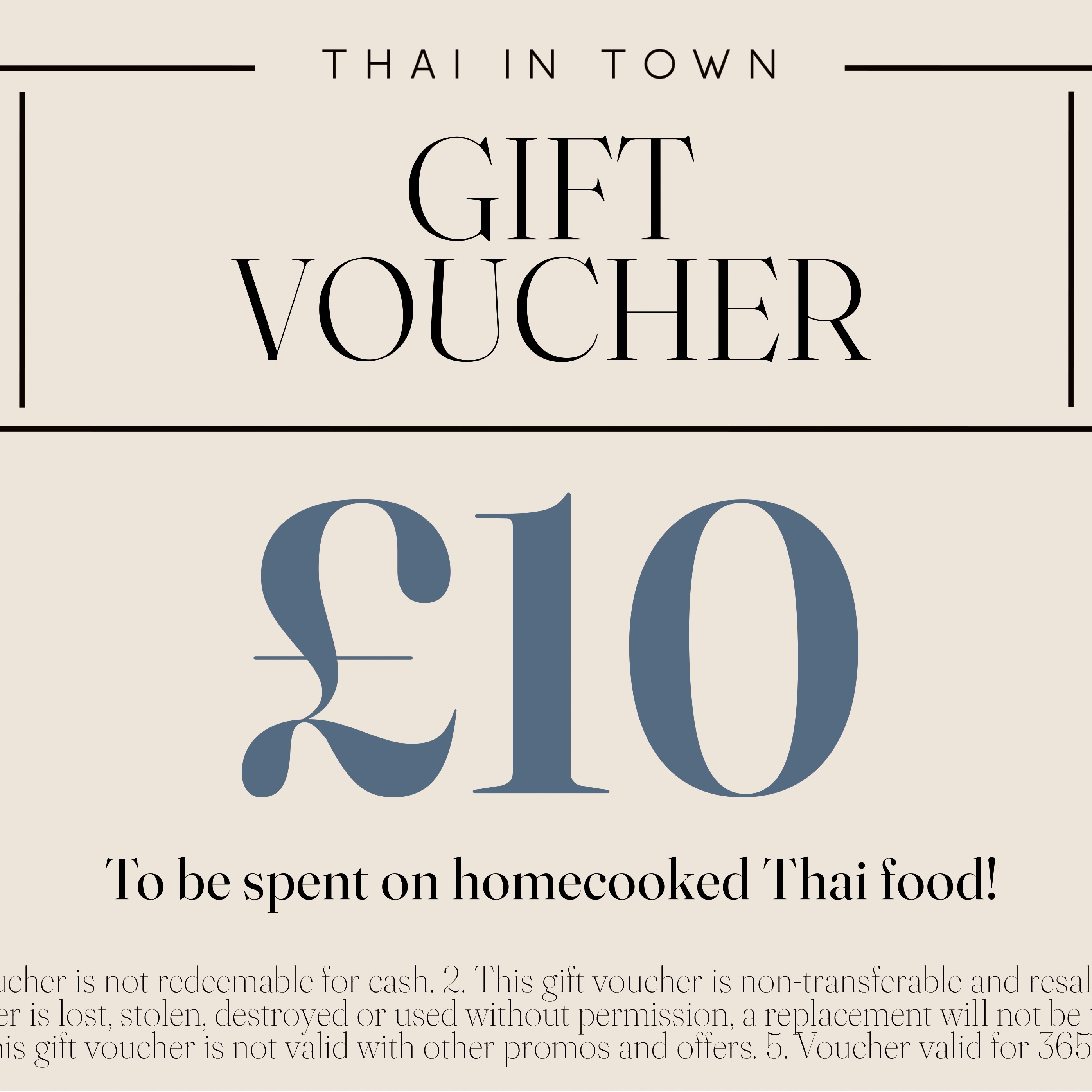 10£ Gift Voucher