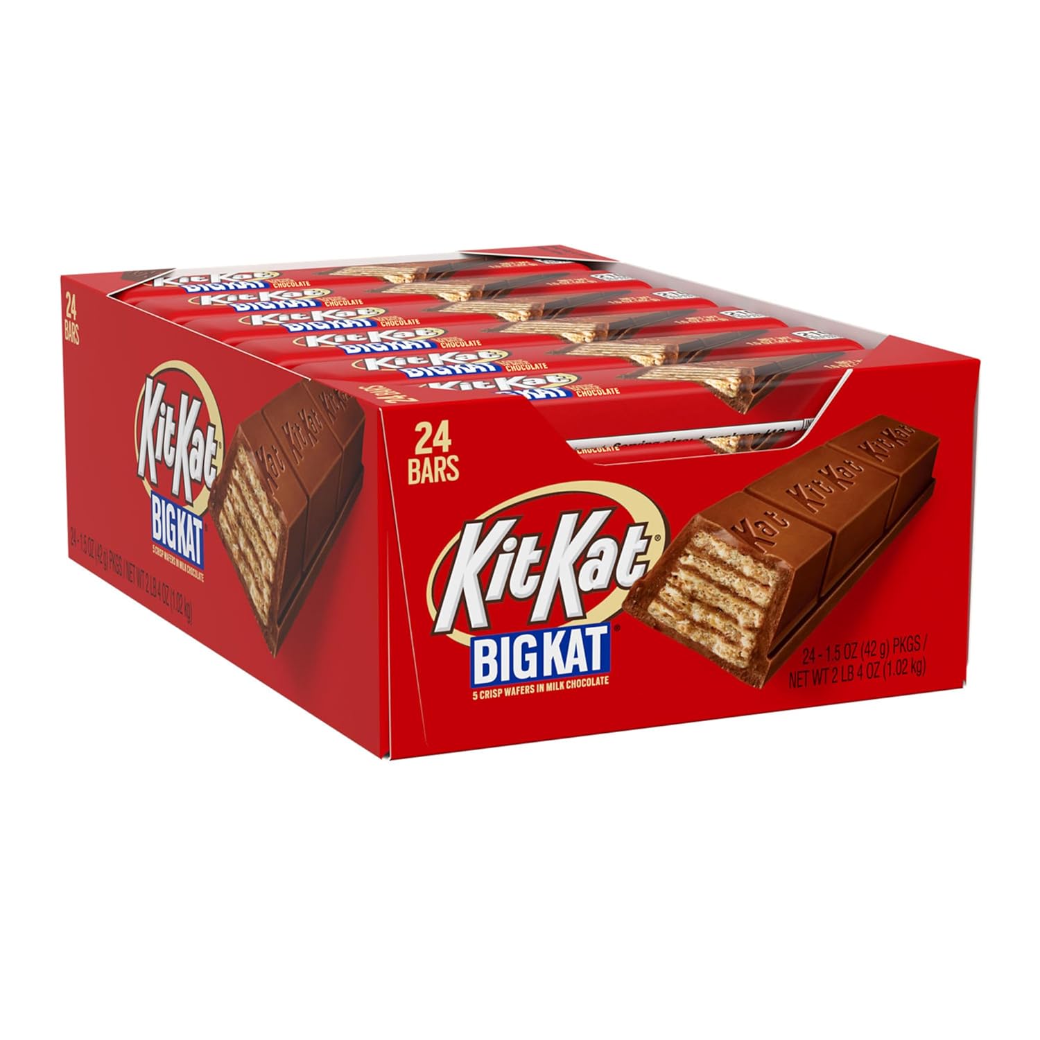 Kit Kat Big Kat Chocolate Bar 1.5 oz 24 ct