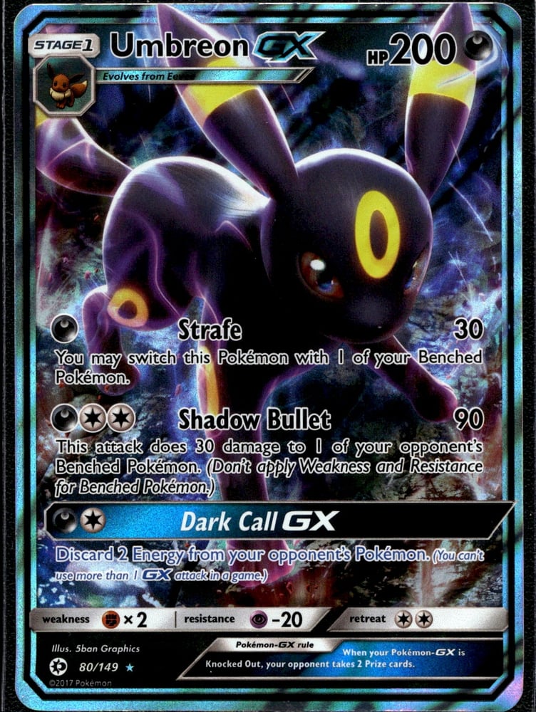 Umbreon GX - SM1 80/149