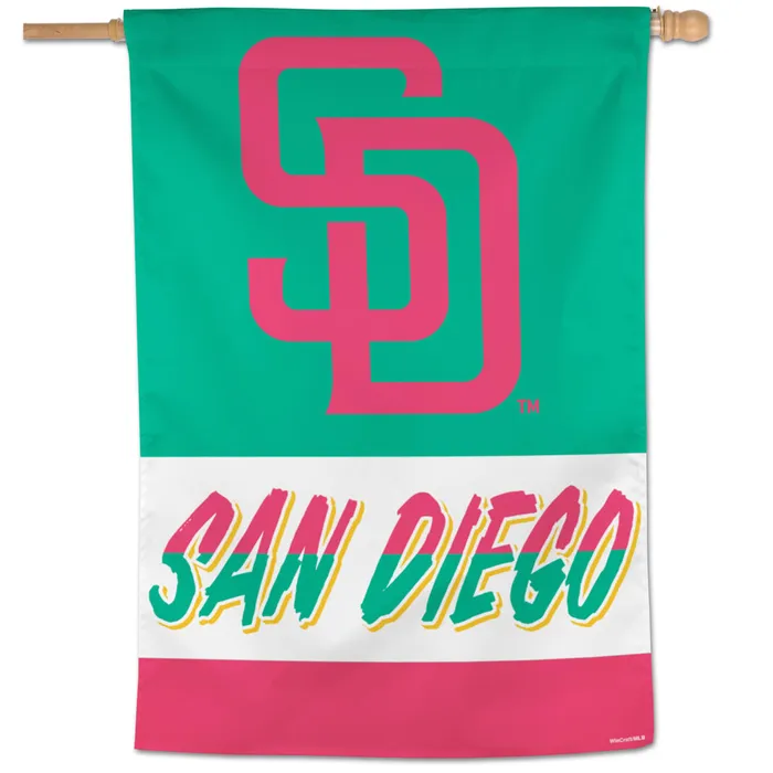 San Diego Padres City Connect Vertical House Flag 28x40" Banner