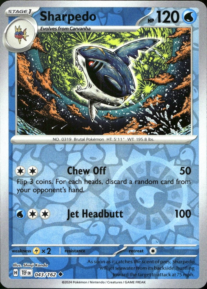 Sharpedo - SV05 43/162