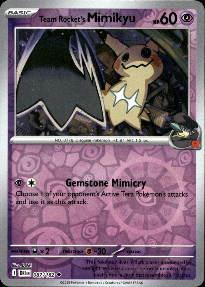 Team Rocket's Mimikyu - SV10 87/182