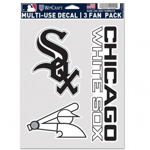 Chicago White Sox Multi Use 3 Pack Fan Decals