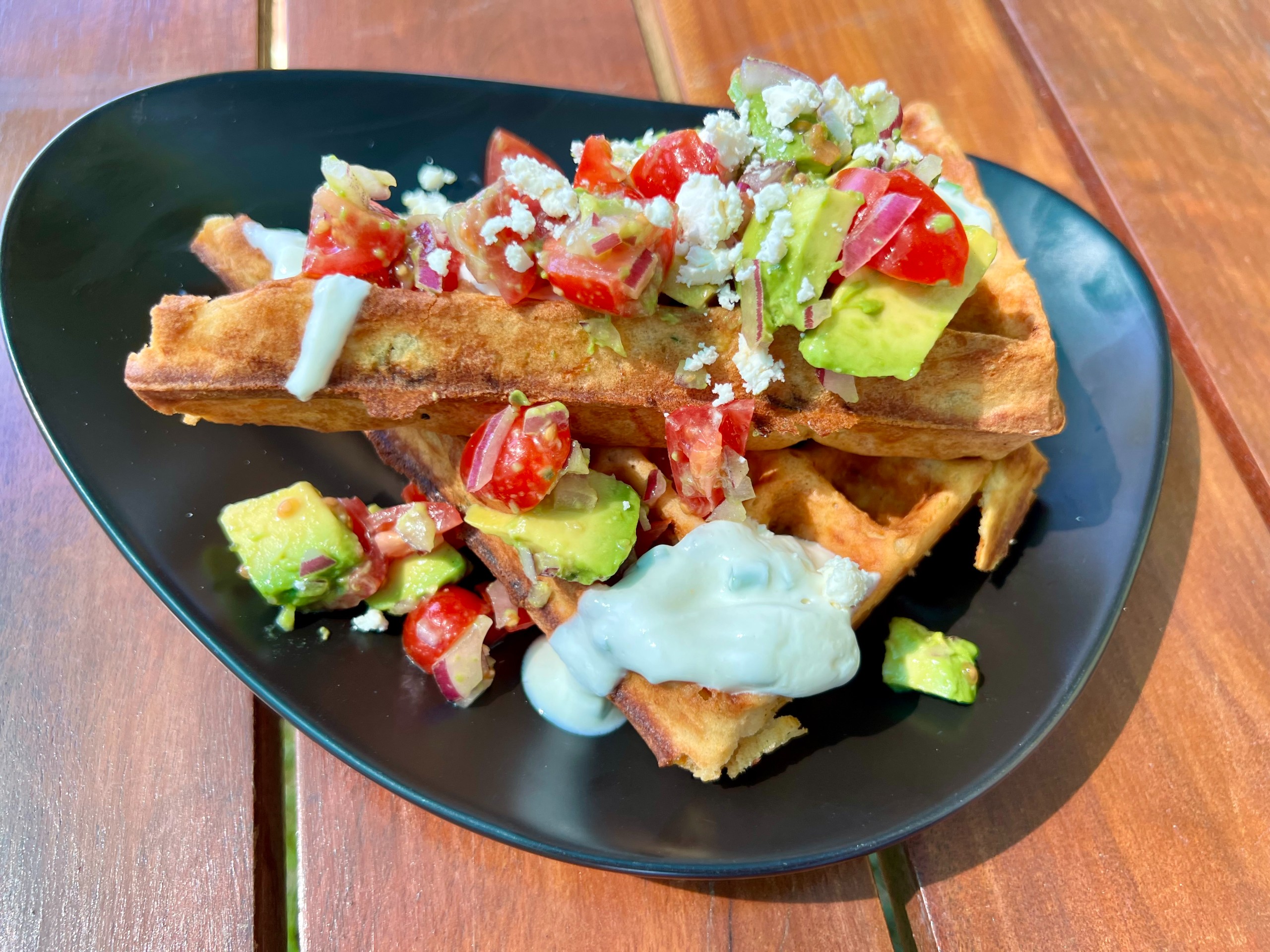 Savoury Waffle