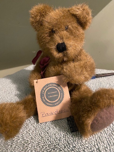 Boyds Bears Bartholomew B Bean Investment Collectables Teddy Jointed 1985-1993