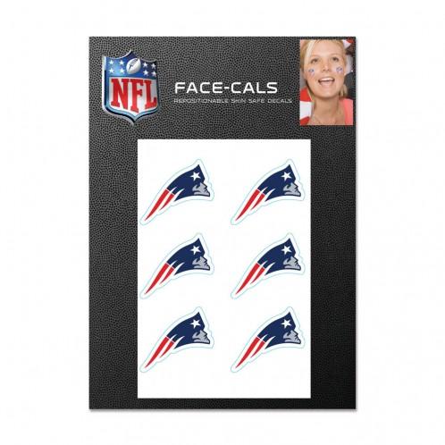 New England Patriots Face Cals Tattoos