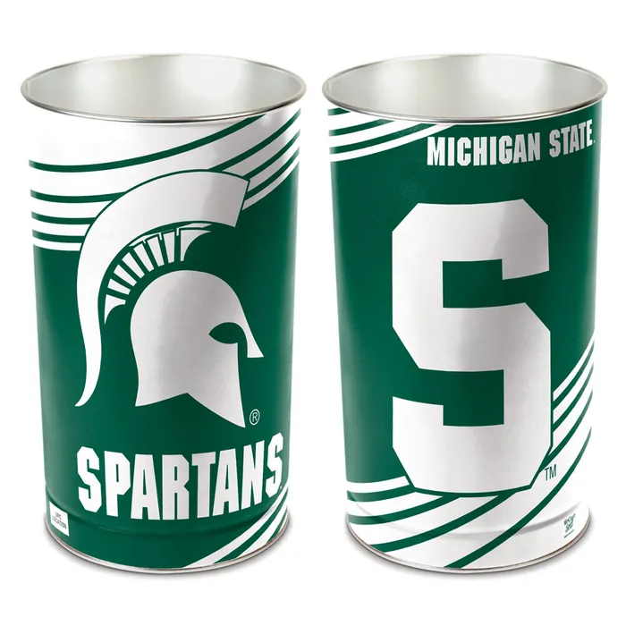 Michigan State Spartans Wastebasket 15"