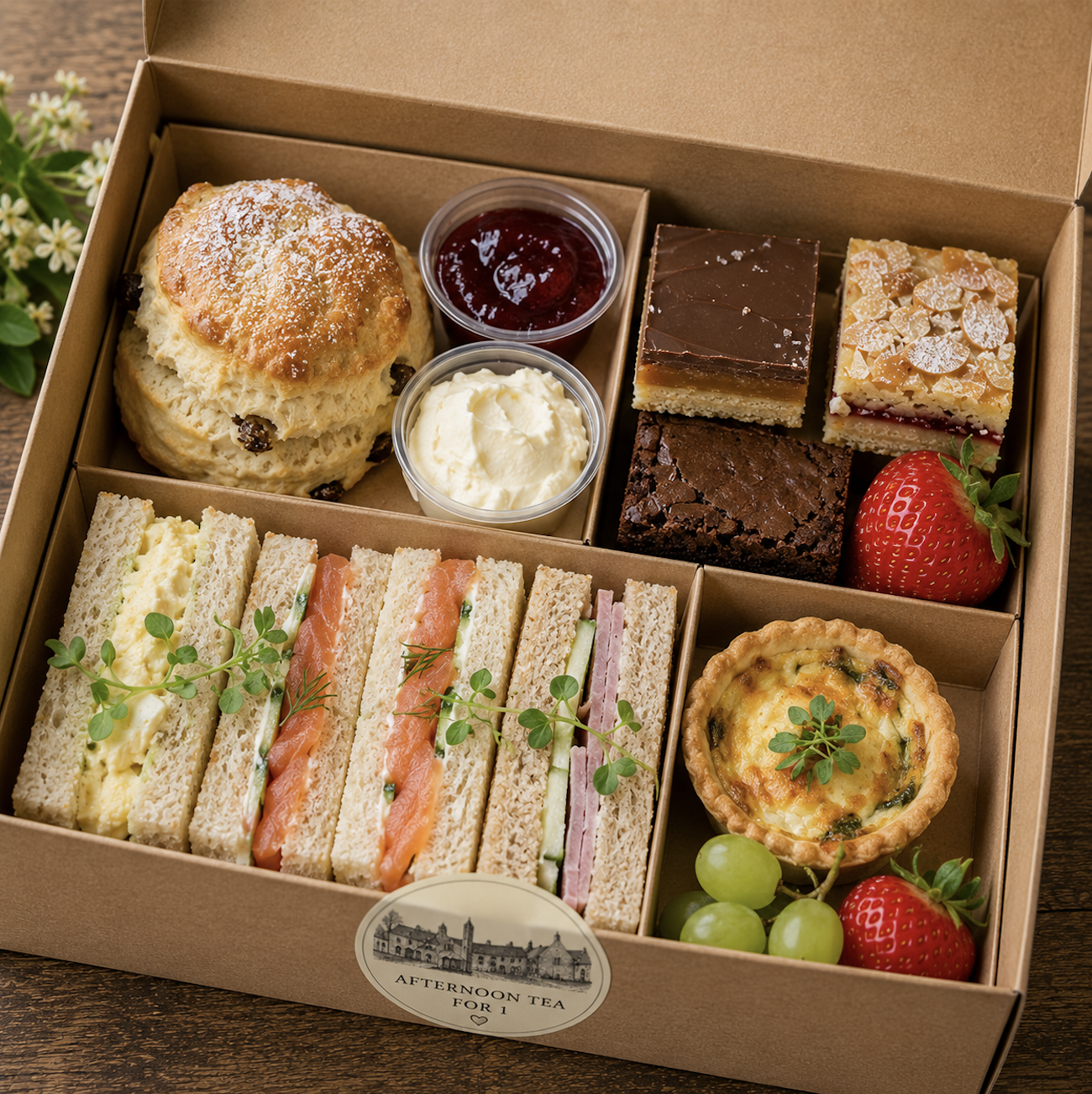 Afternoon Tea Box For 1