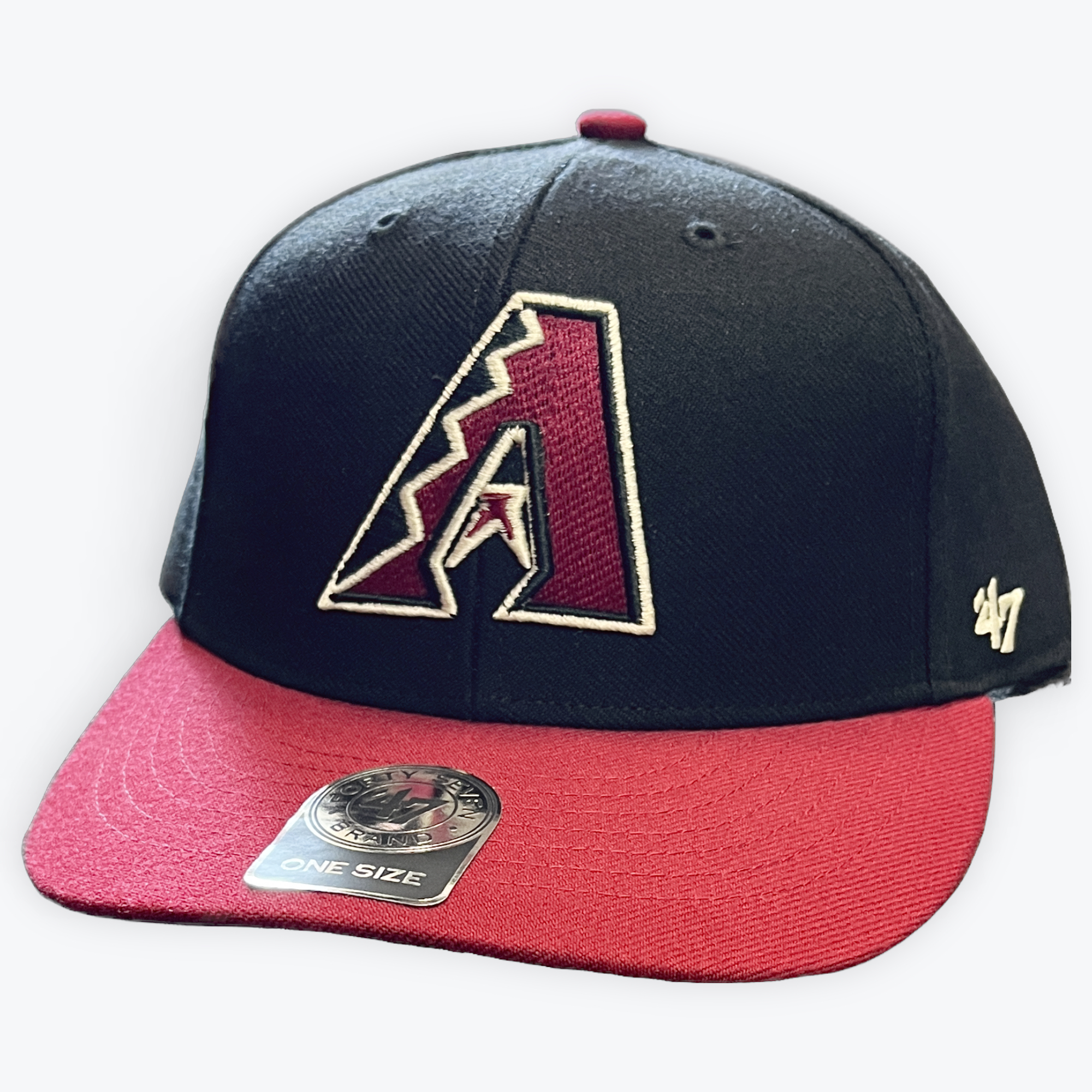 Arizona Diamondbacks Black/Brick '47Brand MVP Adjustable Hat