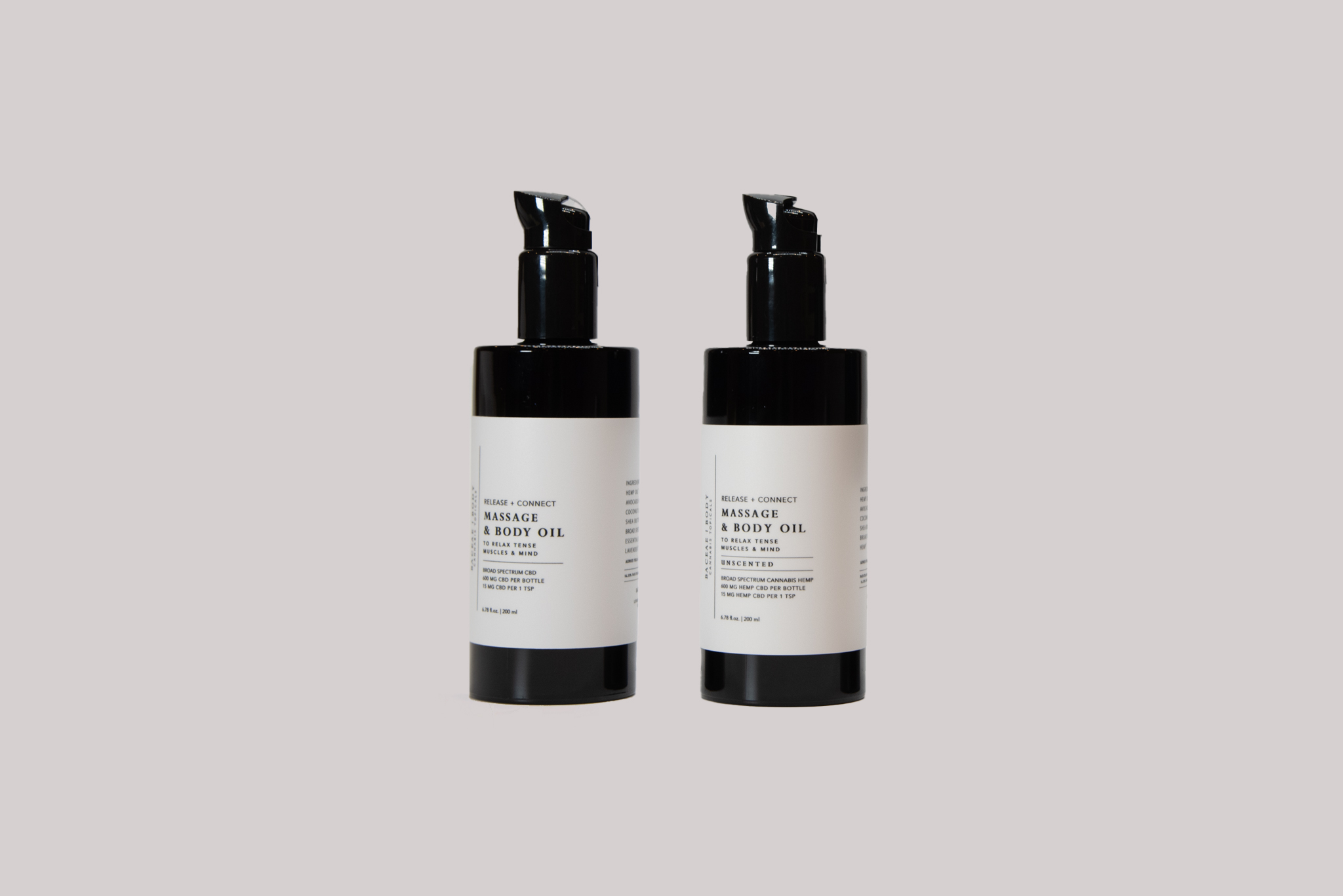 Release + Connect Massage & Body Oil 6.7 fl oz | baceae - Scented