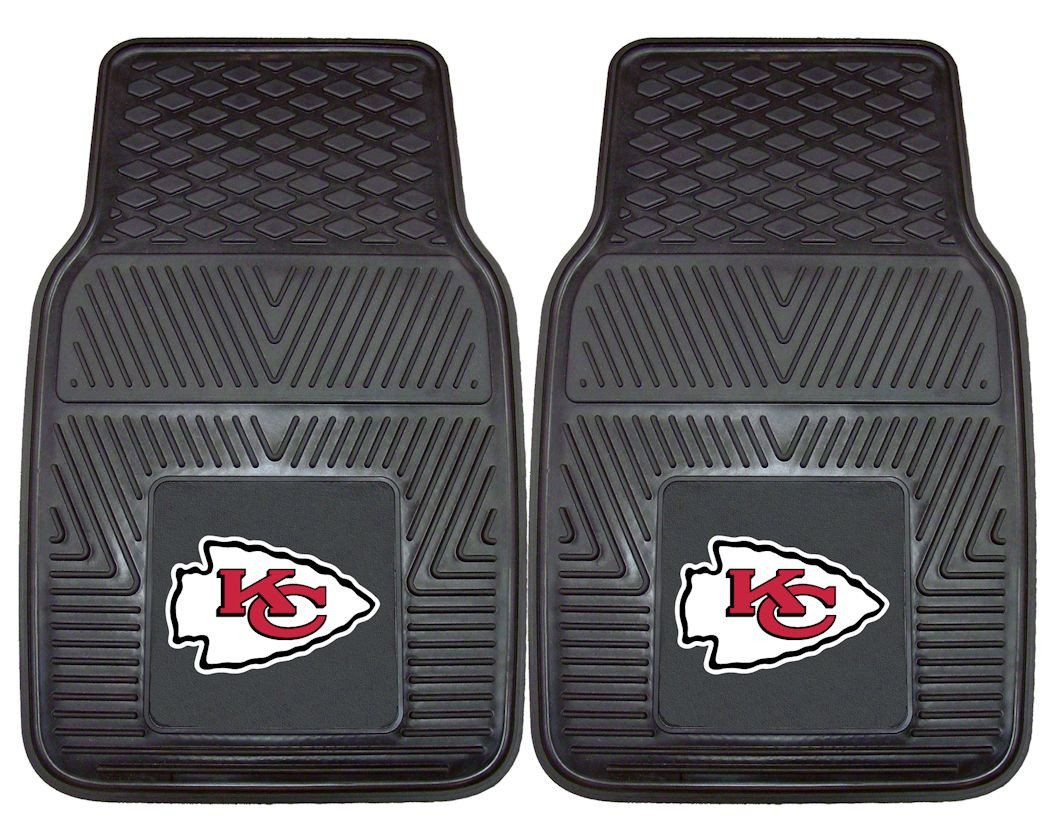 Kansas City Chiefs Heavy Duty 2 Piece Vinyl Car Mats