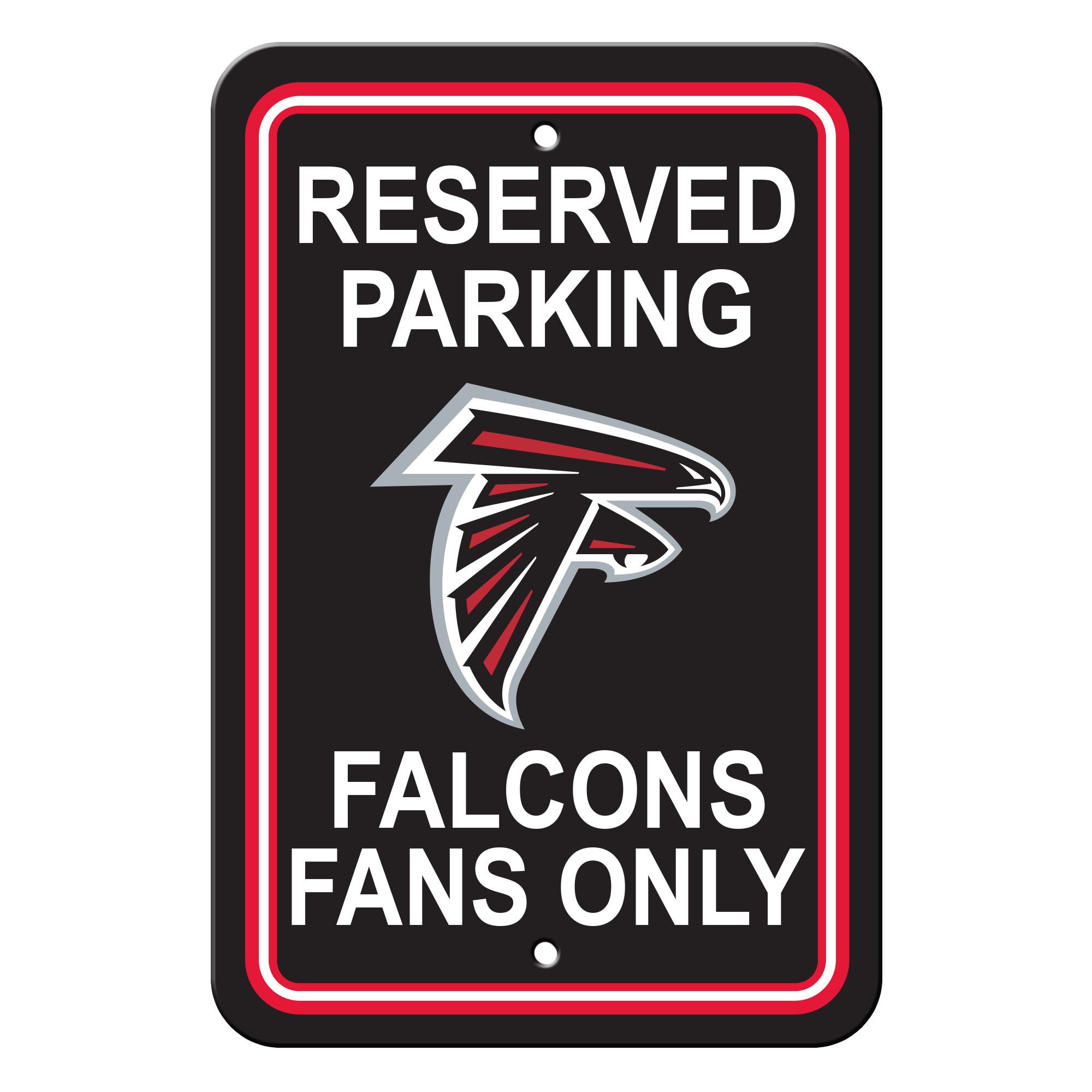 Atlanta Falcons Sign Reserved Parking Sign 12x18"
