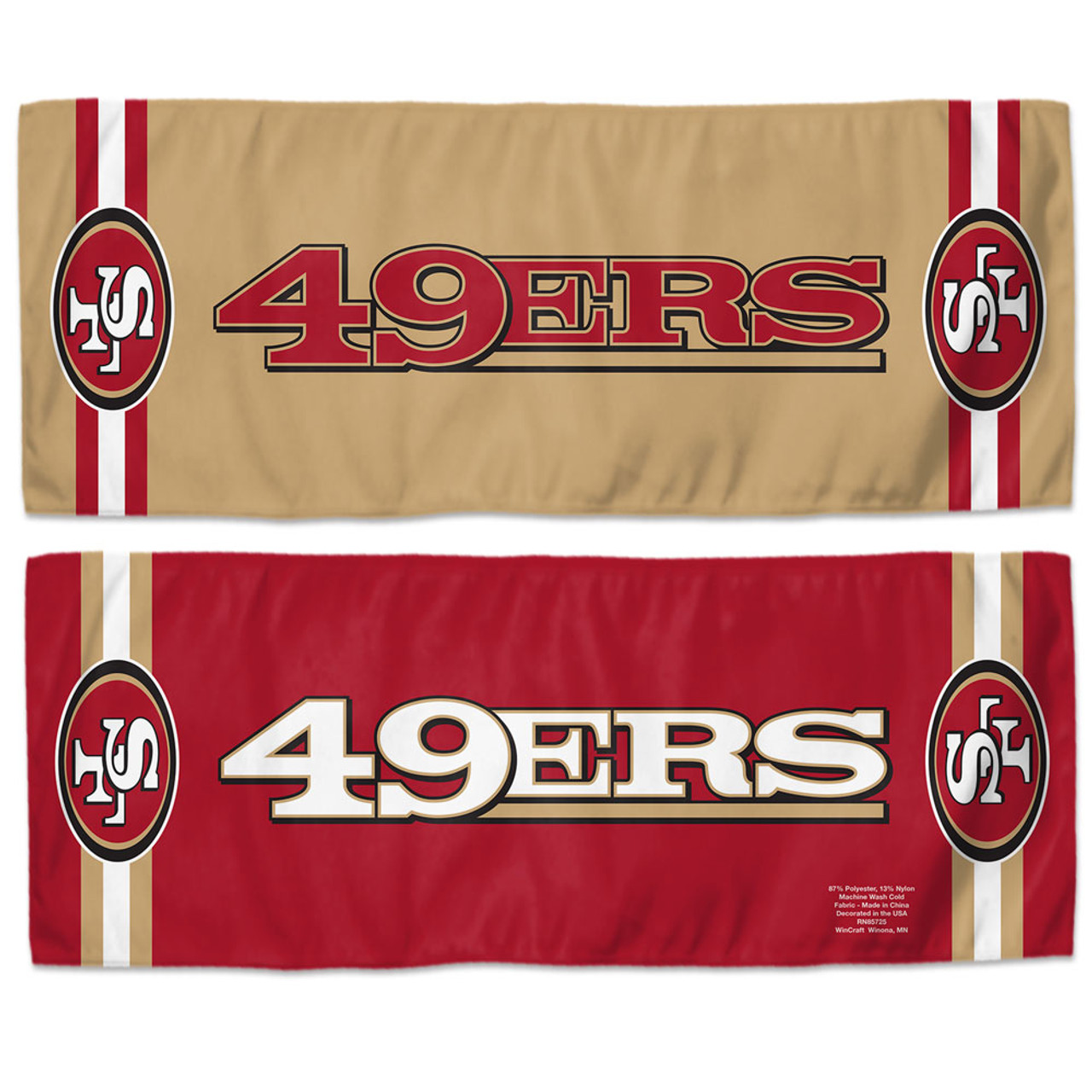 San Francisco 49ers Cooling Towel 12x30"