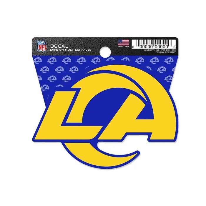 Los Angeles Rams 2026 Clean Cut Decal 3x4"