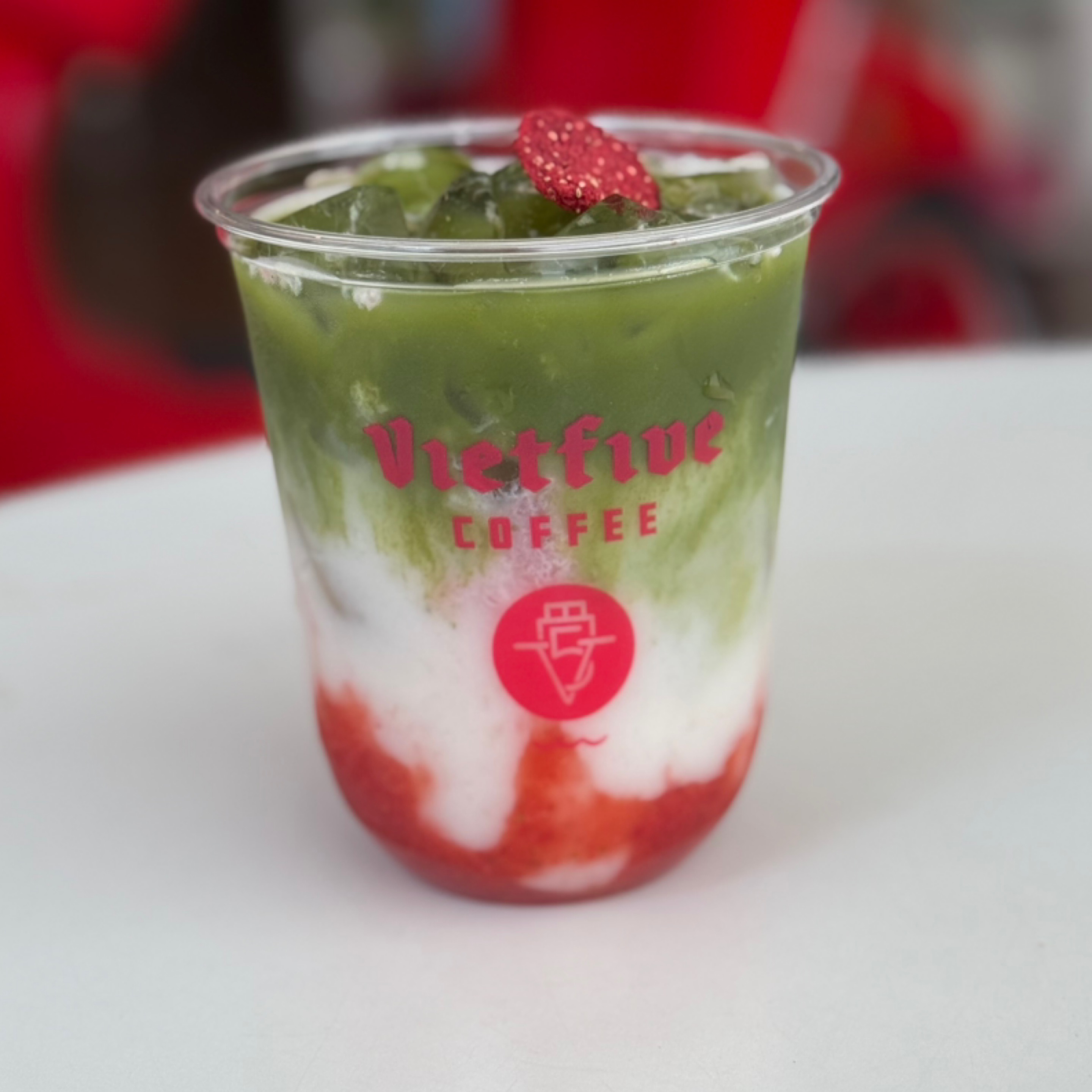 ! Strawberry Horchata 12 Oz.