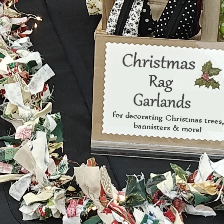 No Sew Fabric Rag Garland Tutorial