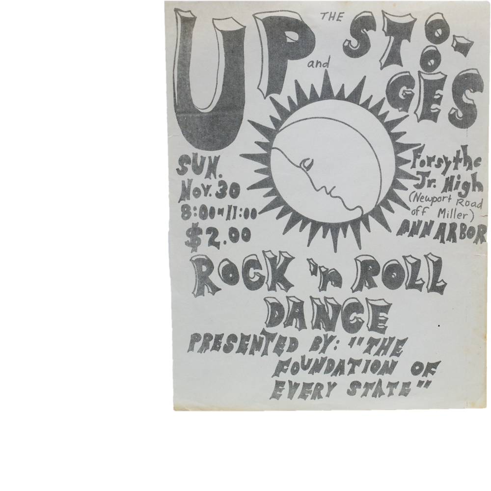 The Stooges -- 1969 Ann Arbor Dance [Handbill]