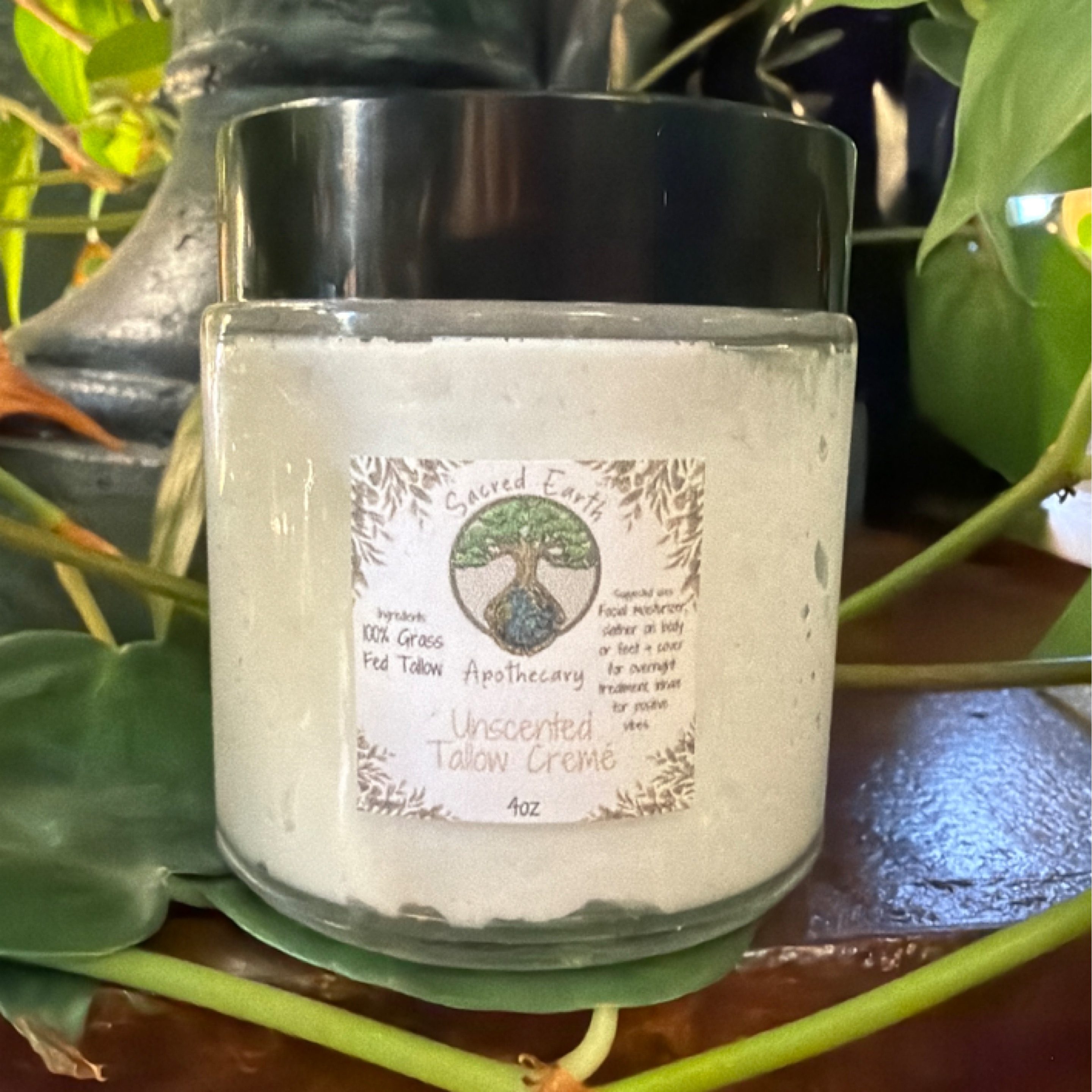 Sacred Earth Apothecary - 4oz Unscented Tallow
