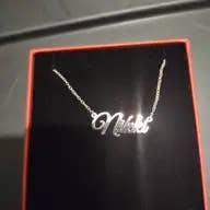 14k Solid Gold Name Necklace-Customized Necklace, 50 Microns