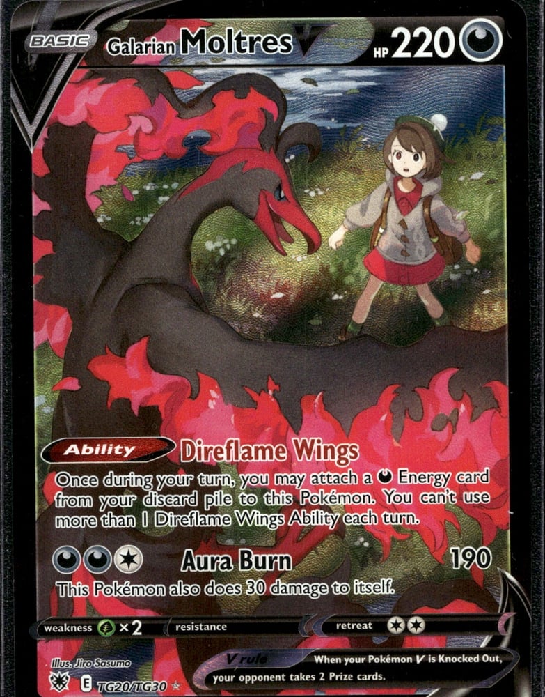 Galarian Moltres V - SWSH10TG TG20