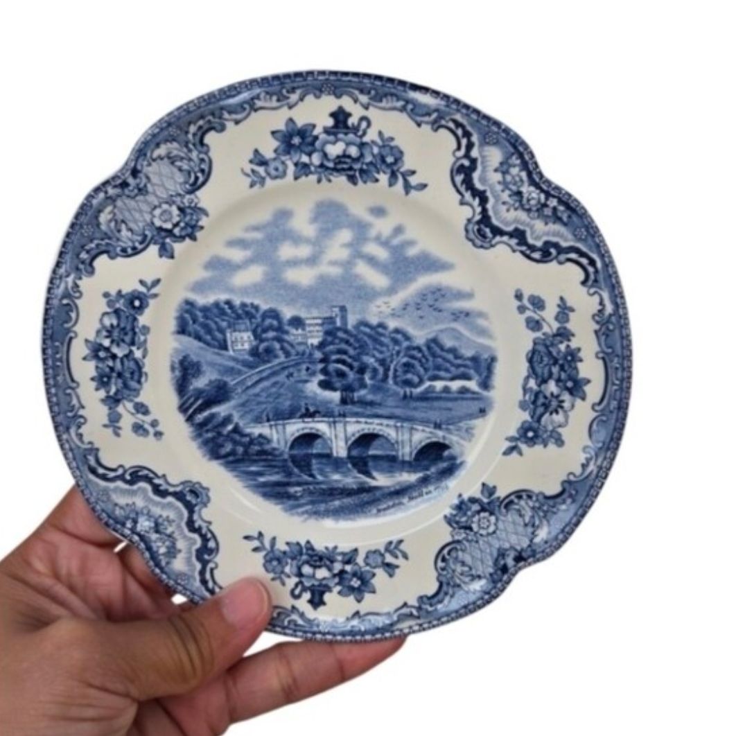 Vintage Johnson Bros England Old Britain Castles Small Plate