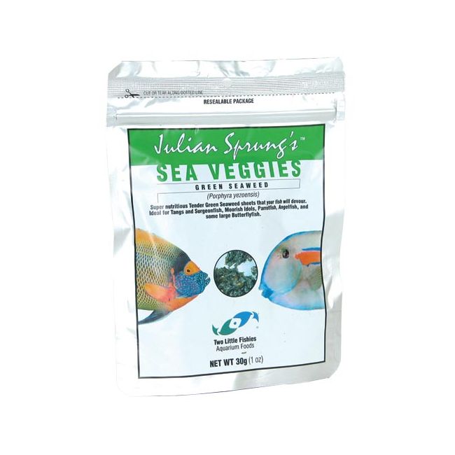 Two Little Fishies Sea Veg-Green Seaweed 1 oz. (Pouch)