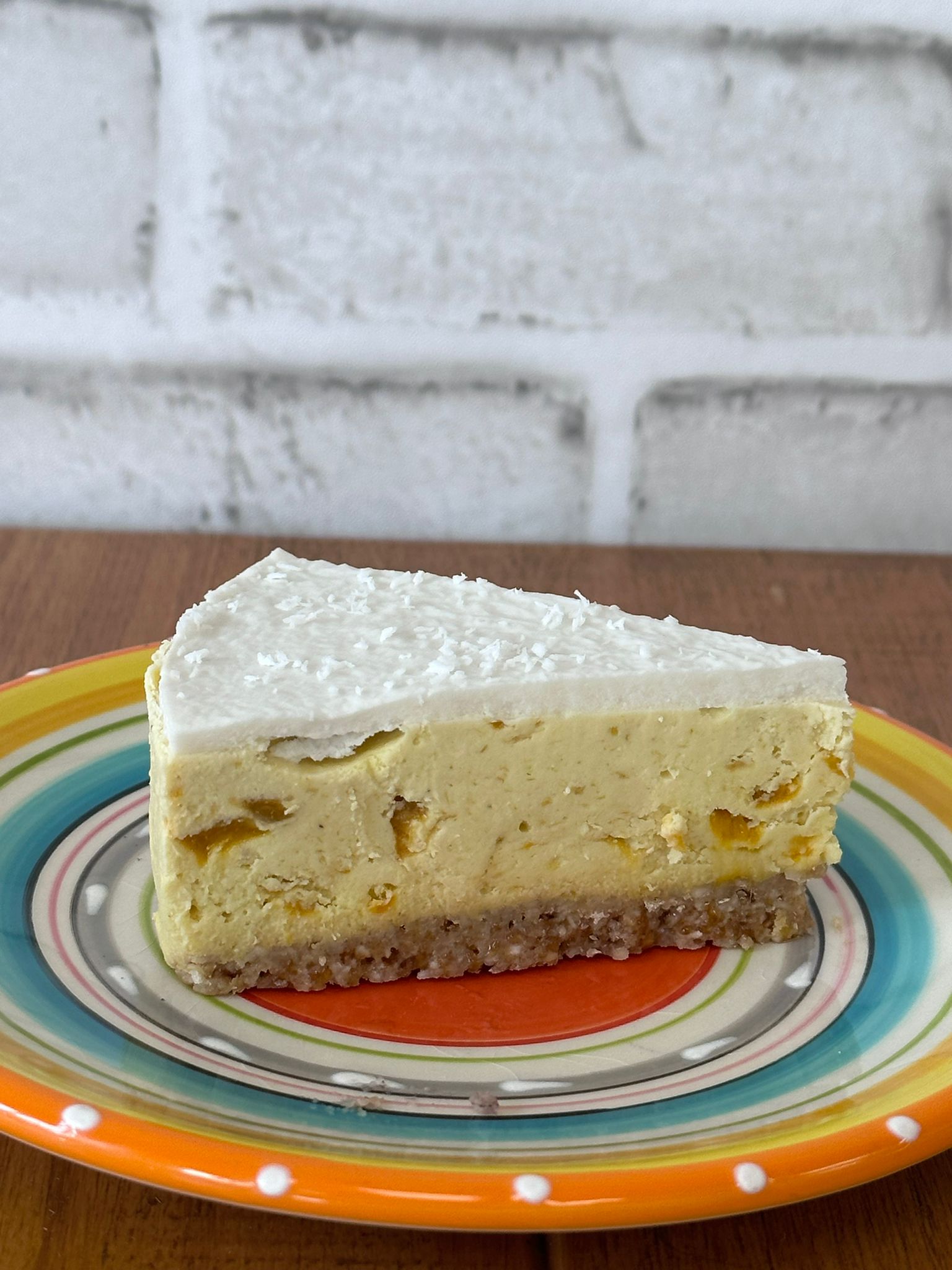 Coconut Mango Cheesecake (V)(GF)