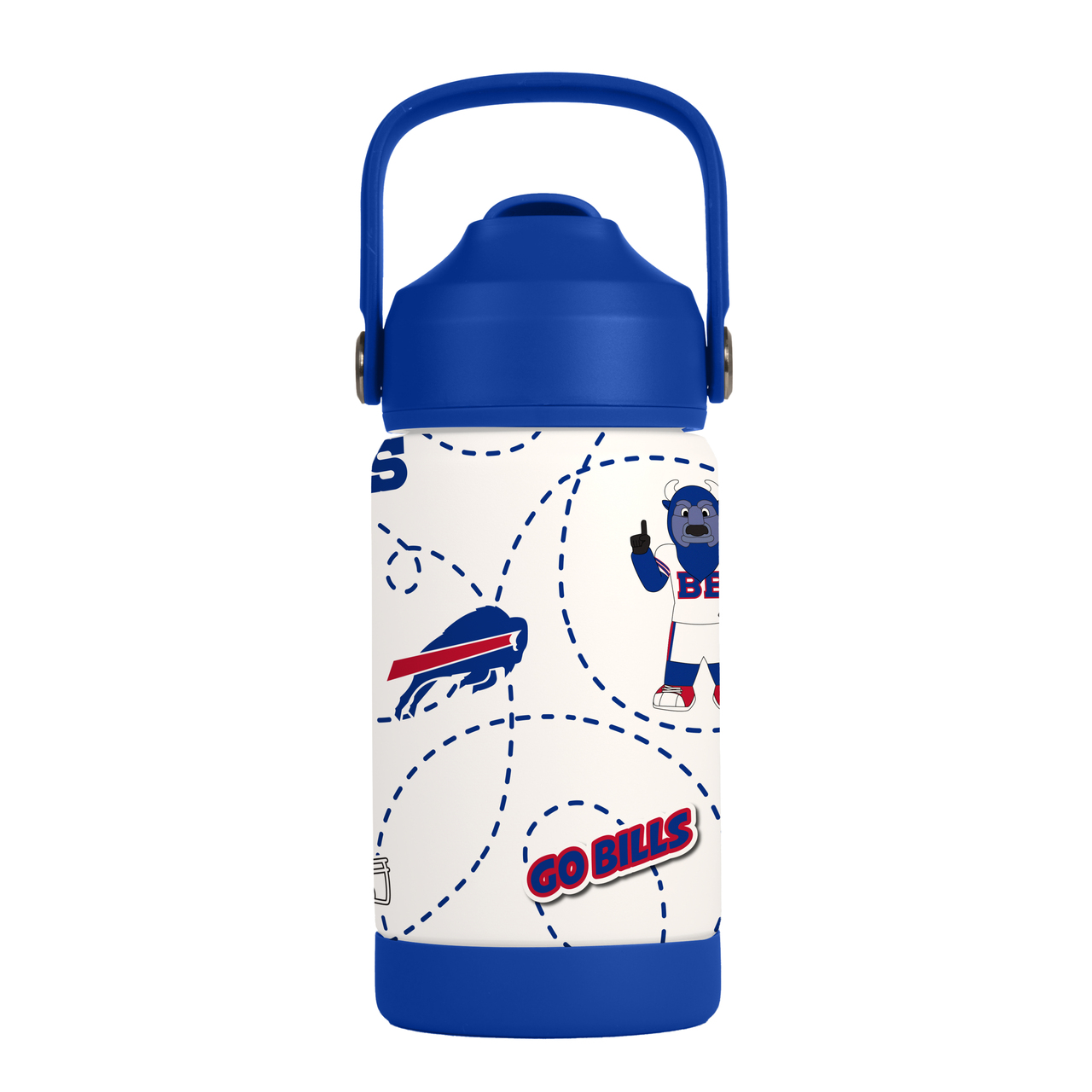 Buffalo Bills Kids Stainless Steel Mascot Bottle 12oz