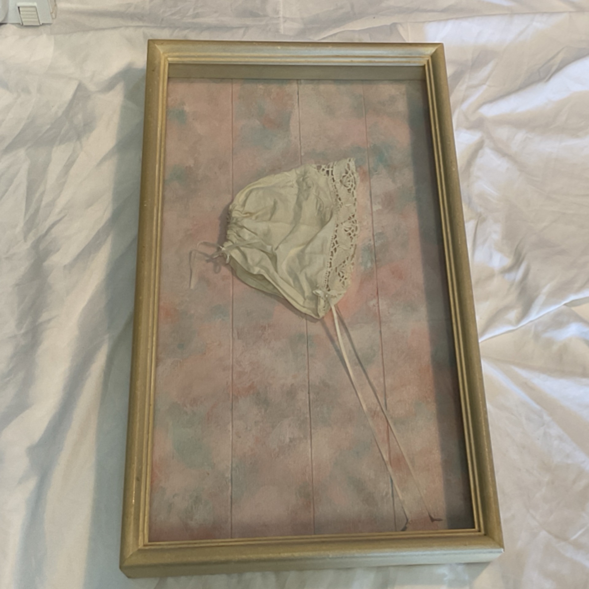 Baby Bonnet Shadow Box